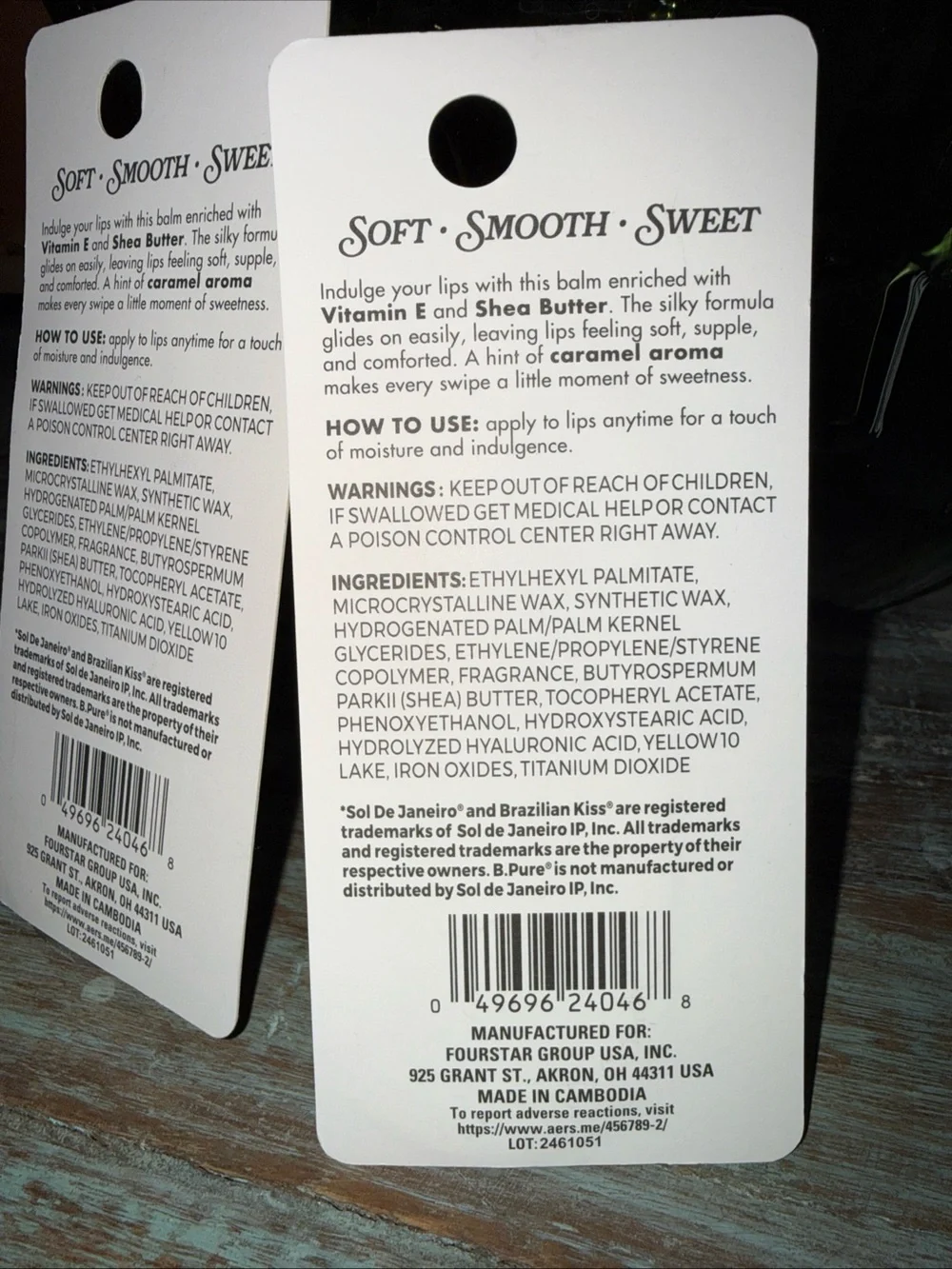 b.pure Hydrating Lip Balm - Creamy Caramel
